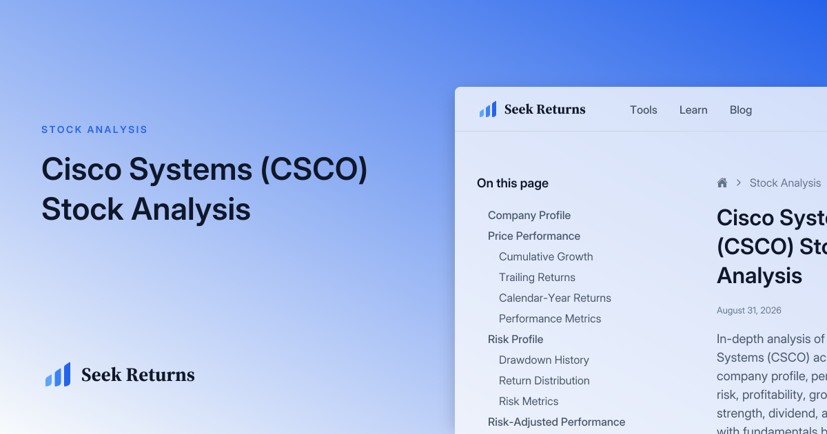 Cisco Systems (CSCO) Stock Analysis